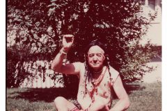 John Wicks dressed as Comcomly