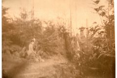 Flavel Family member with her dog