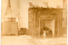 Katie Flavel's Bedroom fireplace