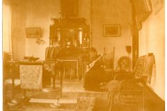 Mary Christina Flavel playing the guitar