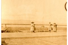 Young girls looking down onto Astoria