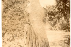 Woman with long hair
